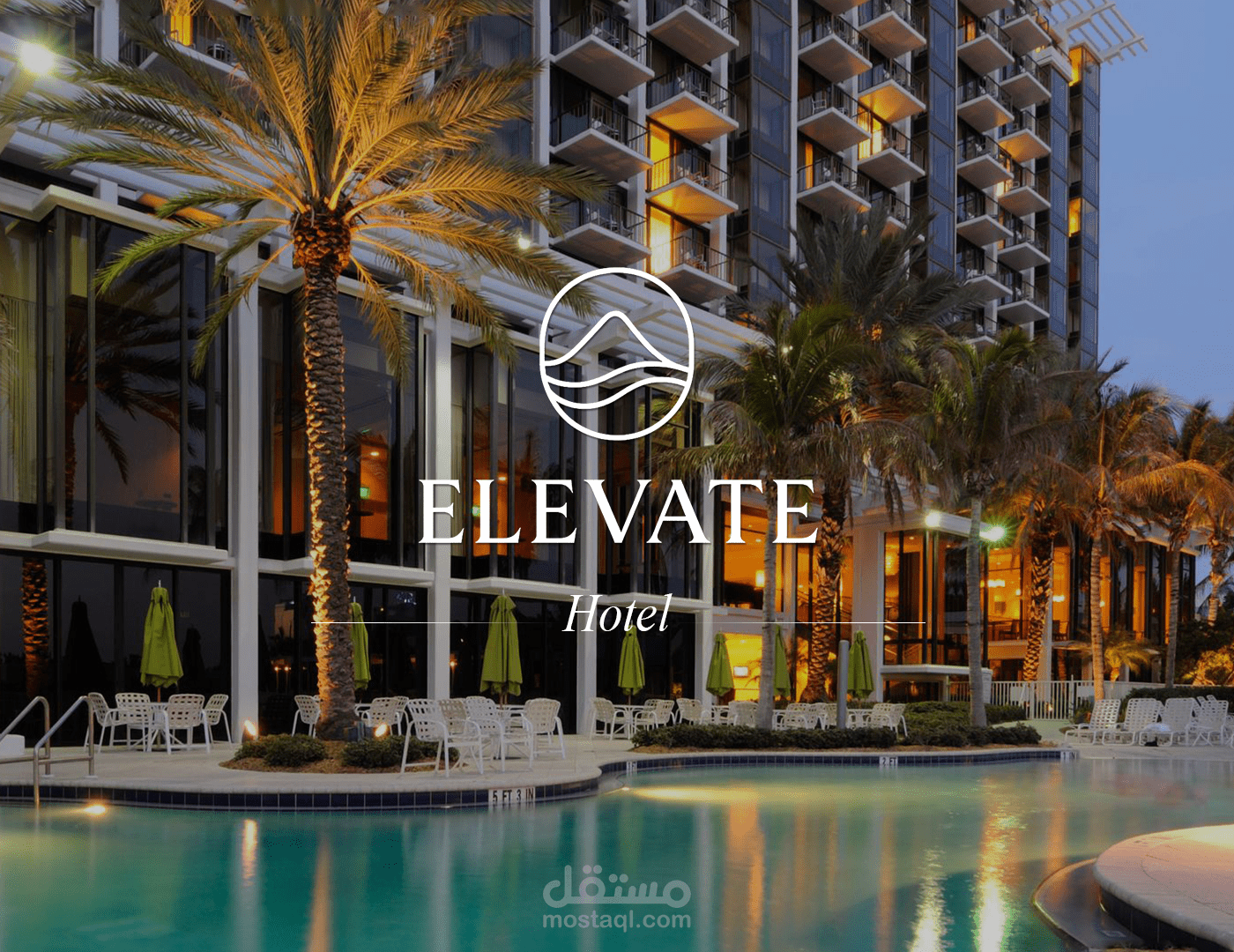 تصميم هوية سوشيال ميديا راقية لمنتجع Elevate