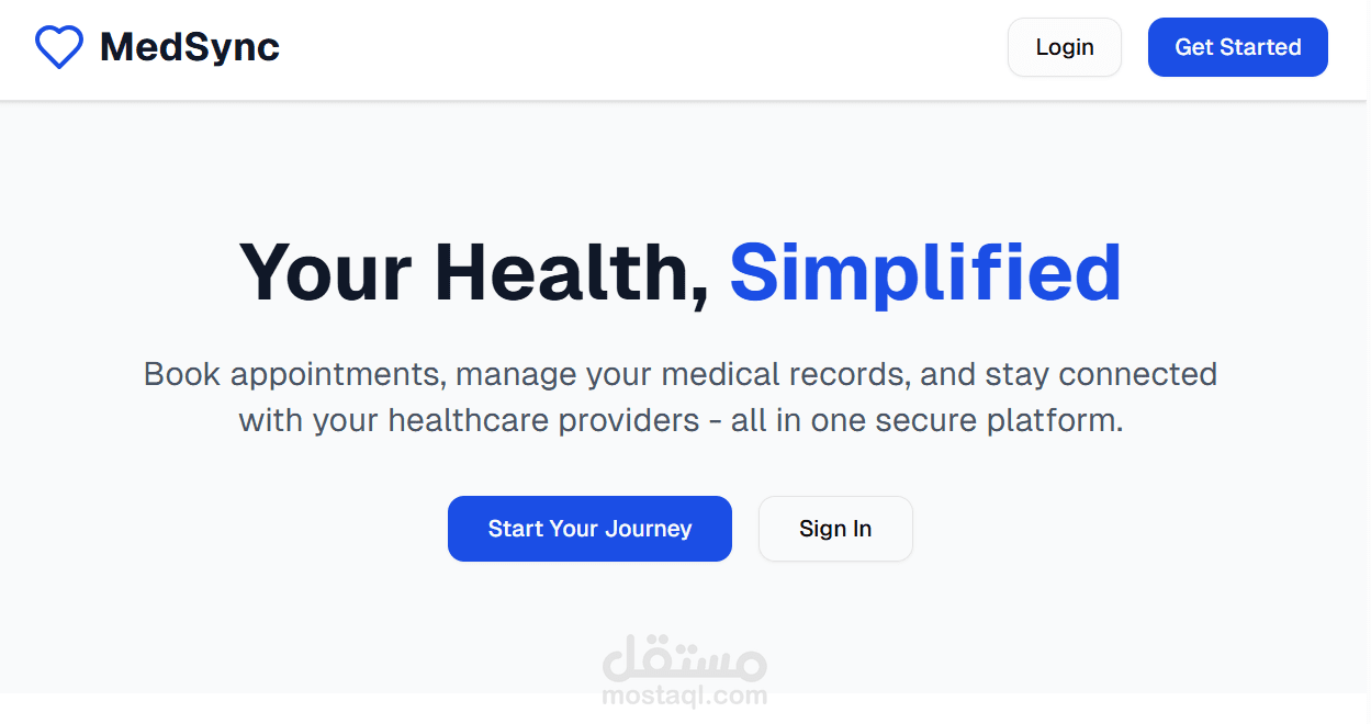 MedSync – حل احترافي لإدارة المرضى والمواعيد الطبية
