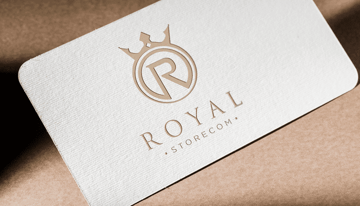 تصميم شعار لموقع ROYAL storecom