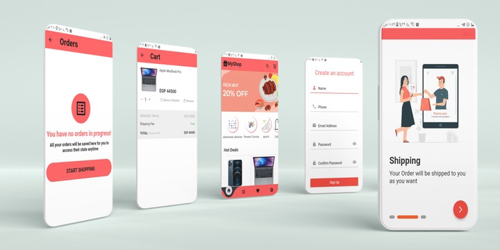 shop app using API