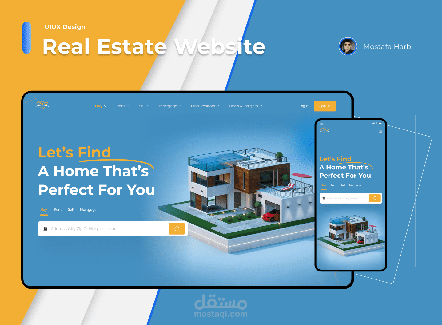 real estate Landing page