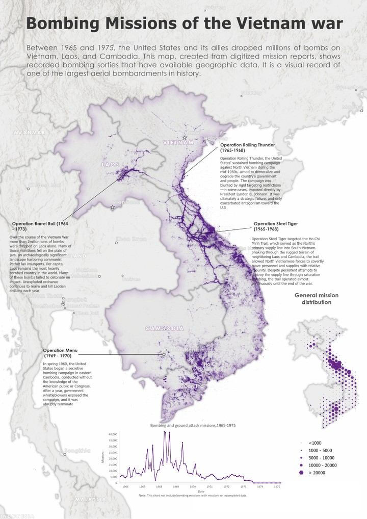 خريطة بعثات حرب فيتنام