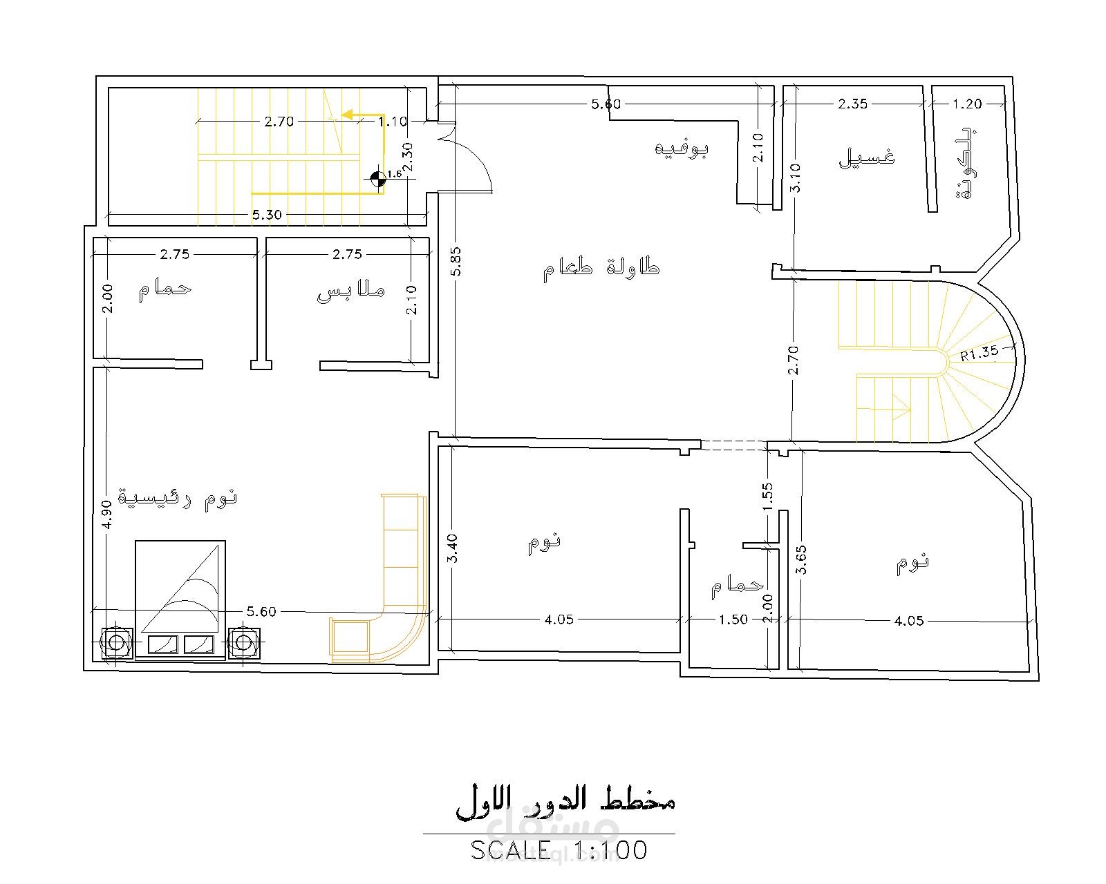 رسم علي الاتوكاد