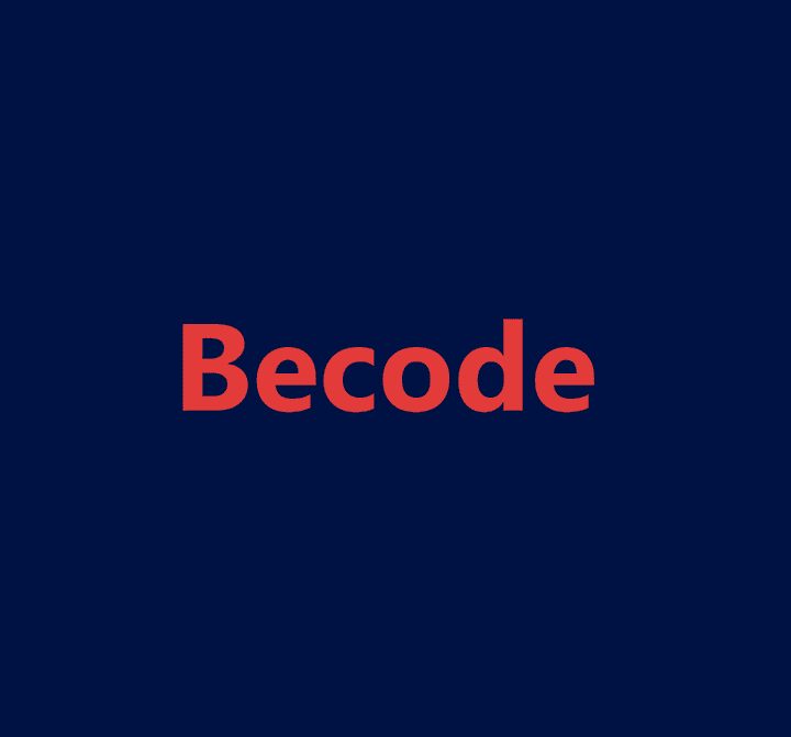 Becode web page