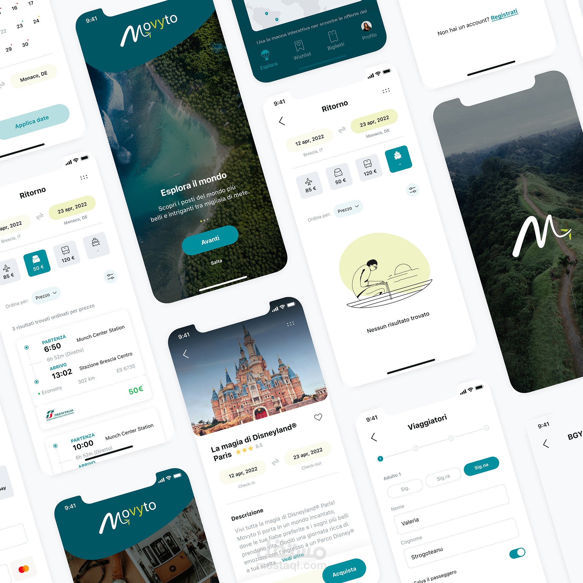 تطبيق السفر UI UX | موفيتو || UI UX Travel App | Movyto