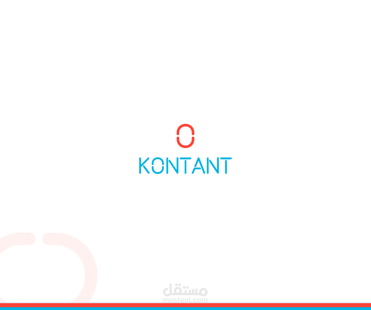 تصميم شعار وكالة تسويق KONTANT