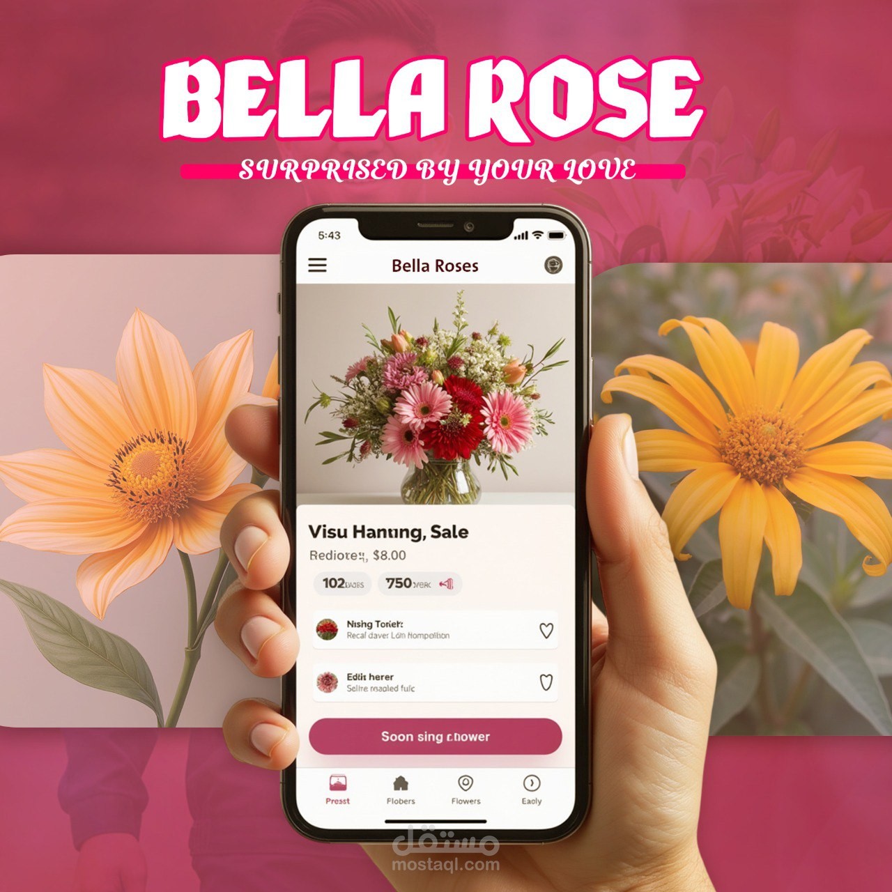 (BELLA ROSE ) Application rose