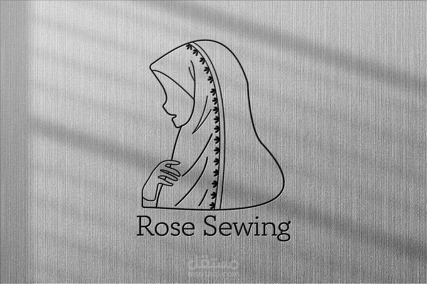 شعار الخياطة روز (rose sewing)