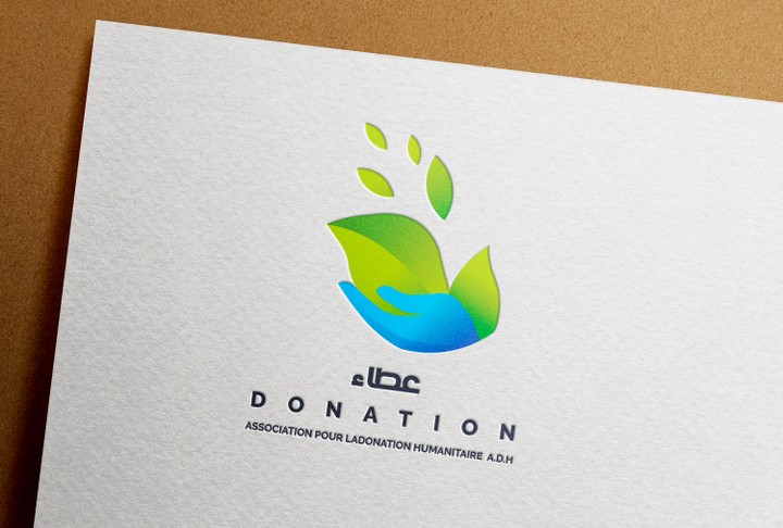تصميم شعار وختم وورق رسمي لجمعية عطاء