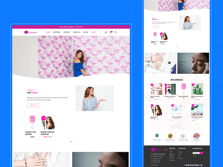 مشروع Pikybeauty - مشروع تجارة إلكترونية لمنتجات الجمال
