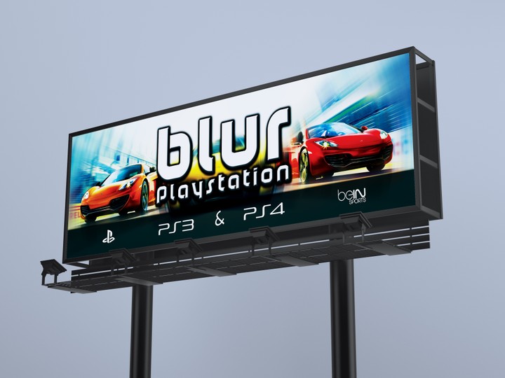 Blur Playstation - Banner Design