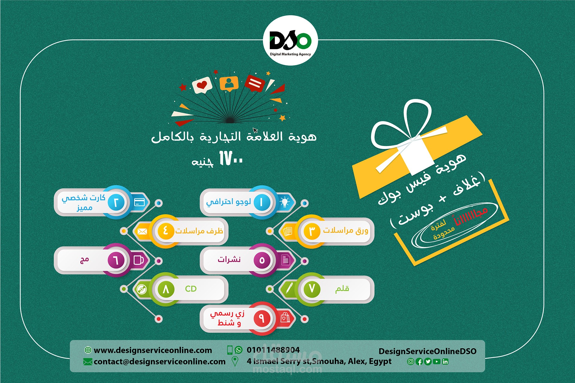 DSO هوية العلامة التجارية بالكامل