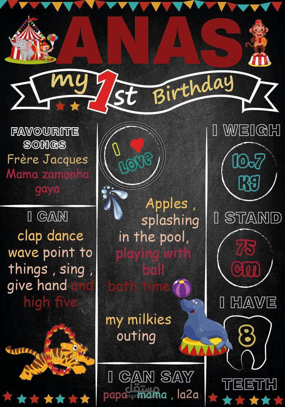 my 1st birthday