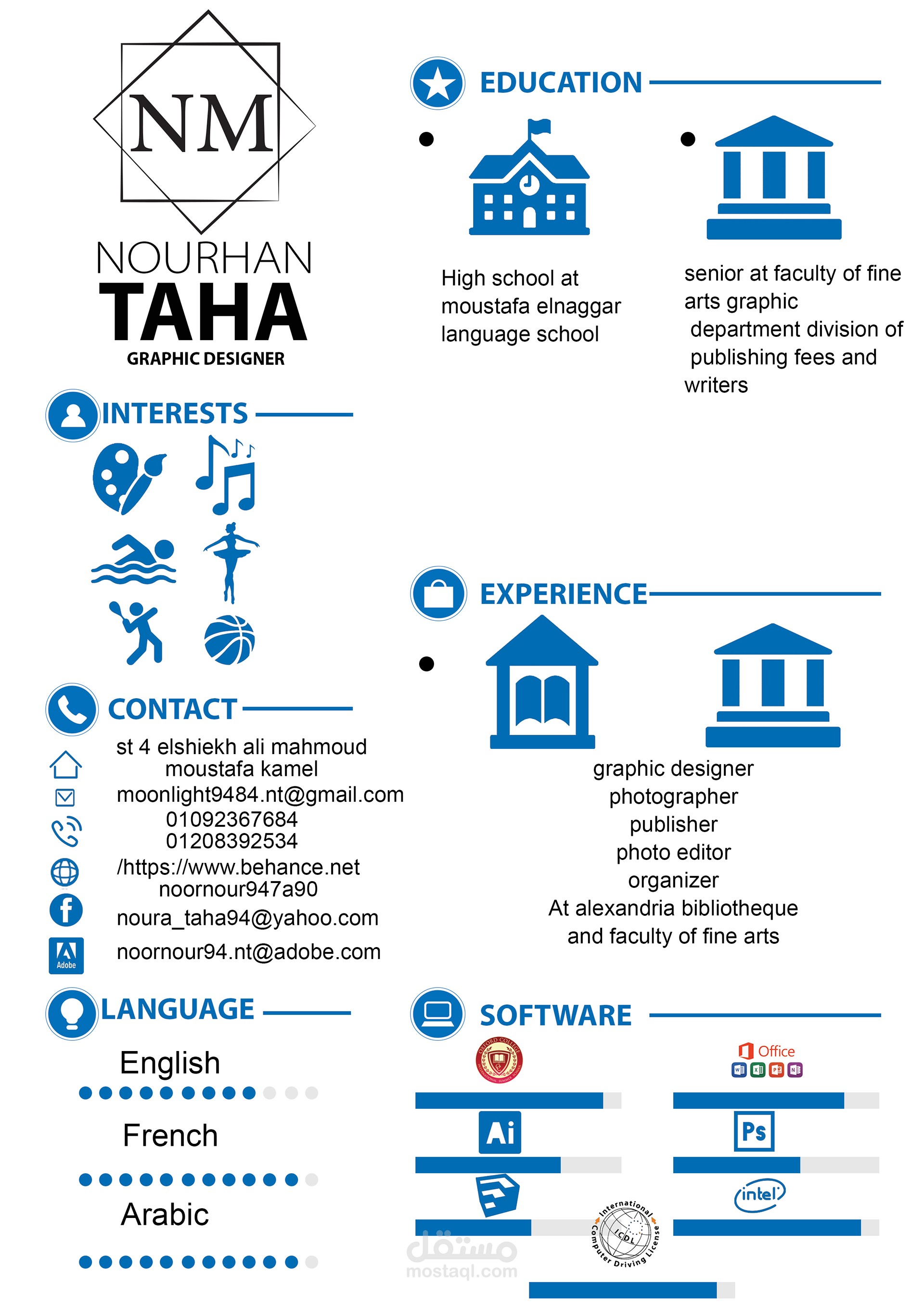 nourhan taha graphic desinger