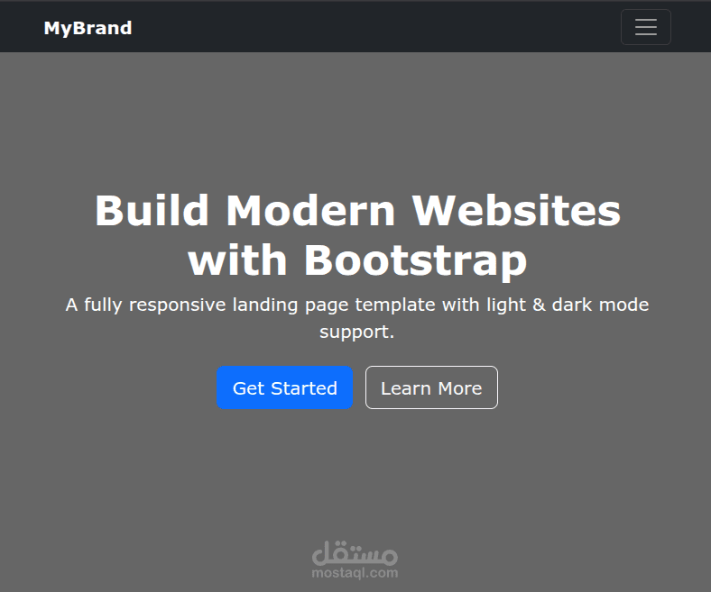 Responsive Landing Page