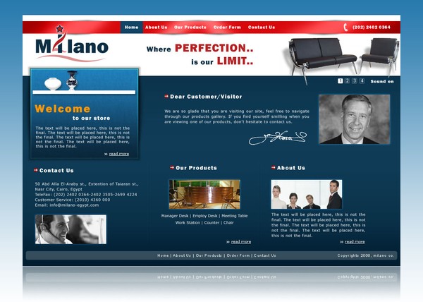 Milano Website