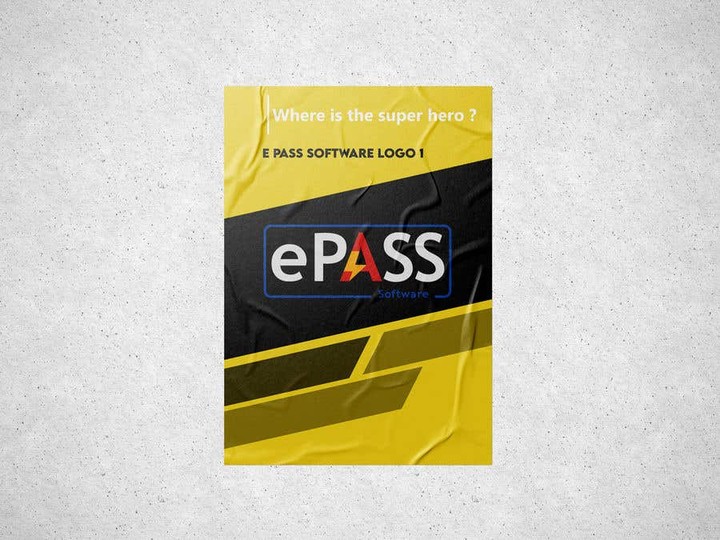 تصميم شعار شركة برمجيات حسب الطلب باسم epass