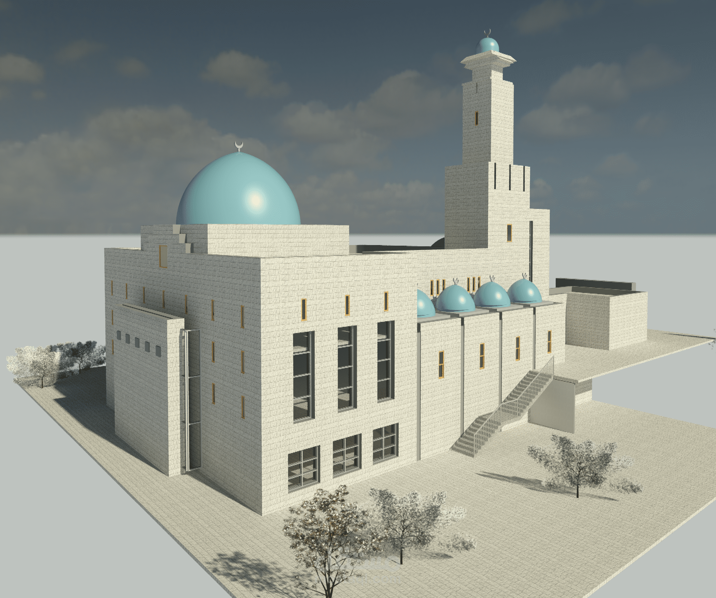 تصميم مسجد