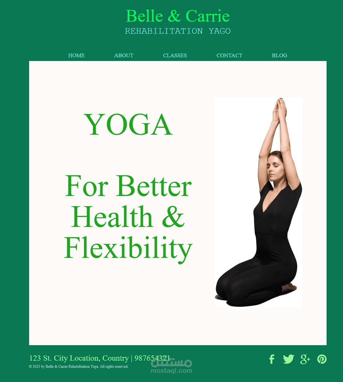 Yoga web