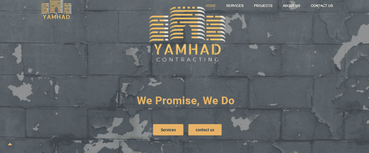 تصميم موقع إلكتروني ووردبريس لشركة Yamhad