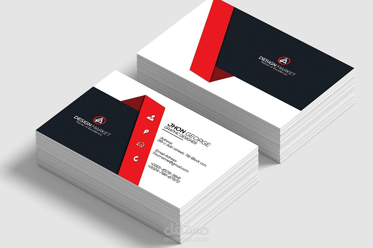 تصميم الكروت الشخصية card business