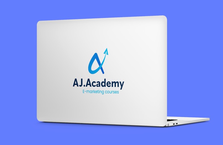 تصميم شعار منصة تدريب aj academy