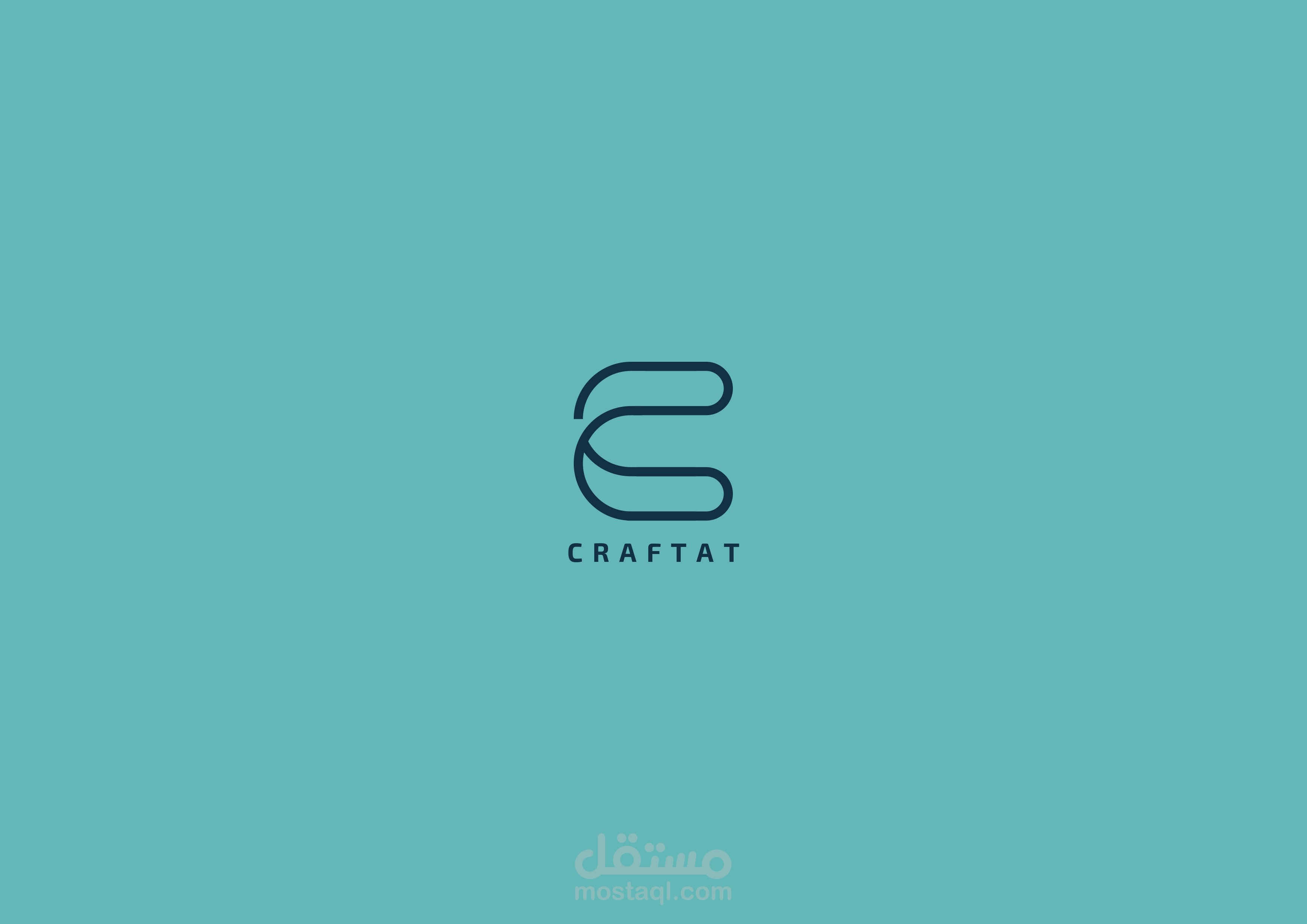 شعار و هوية منصة craftat