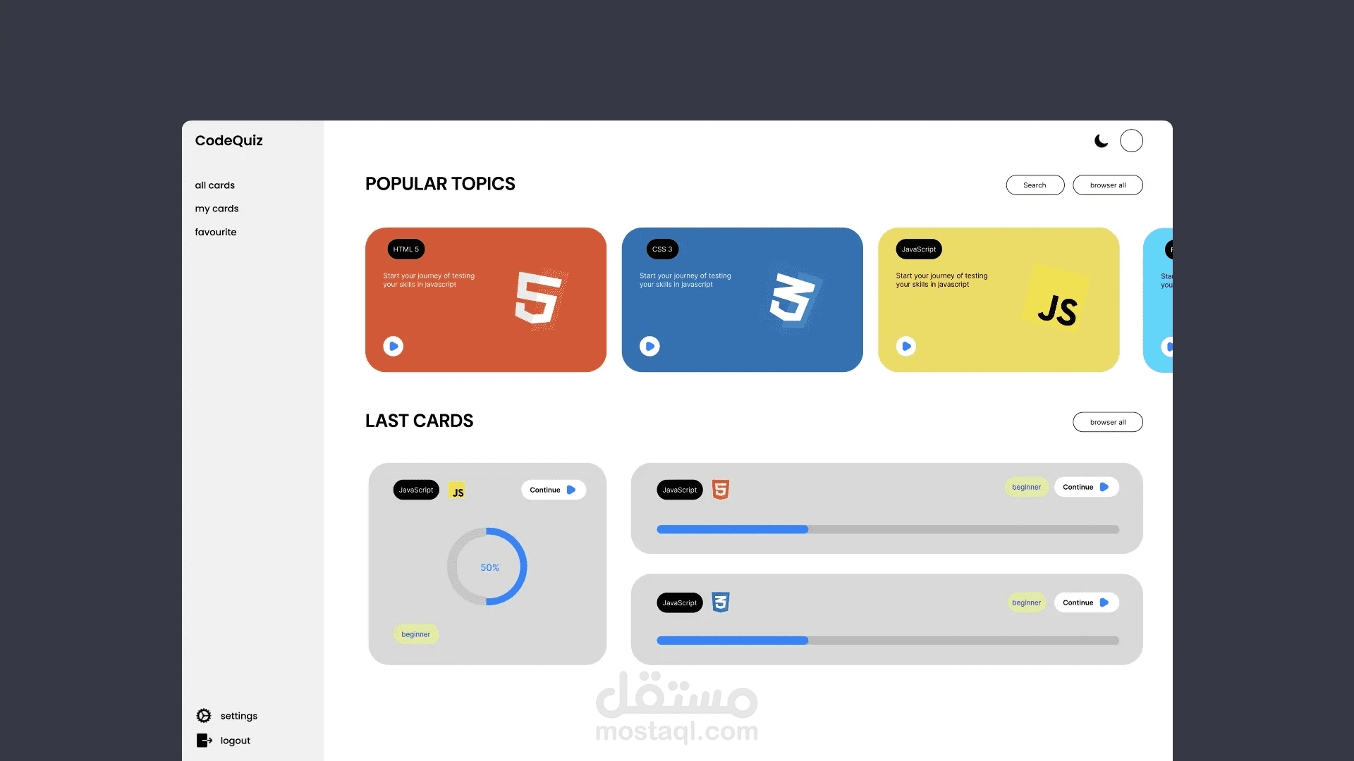 Code Quiz | T3 Stack