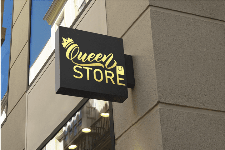 تصميم واجهة متجر Queen Store