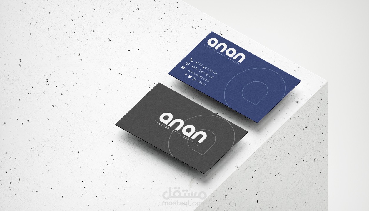 تصميم بطاقة أعمال ( بزنس كارد / Business card )