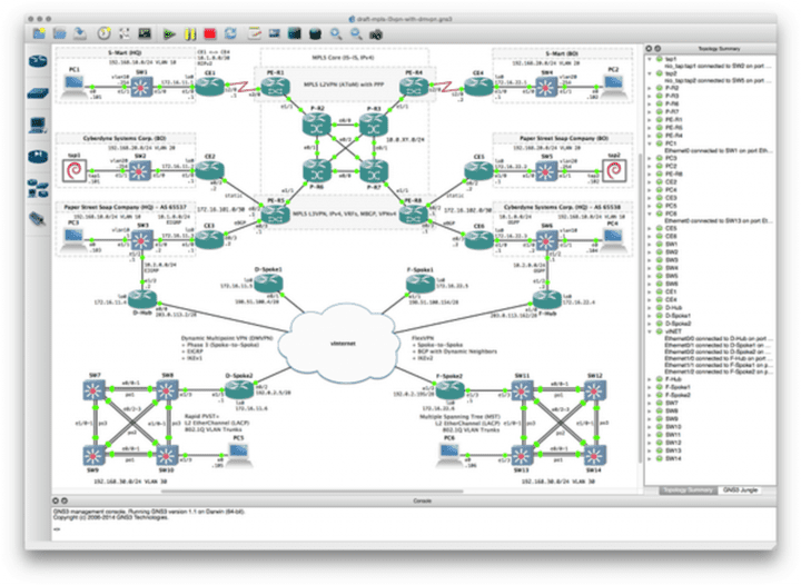 محاكي الواقع اتلافتراضي VMware+GNS3