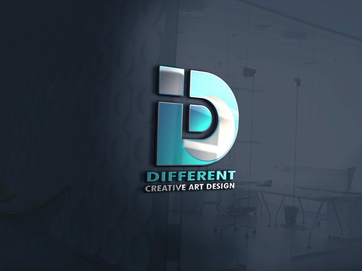 تصميم شعار لصالح شركة Different creative art design