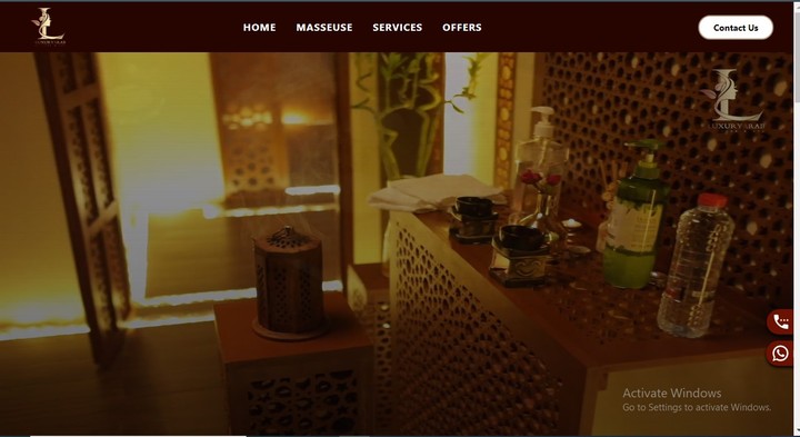 luxury arab spa dubai full responsive with react