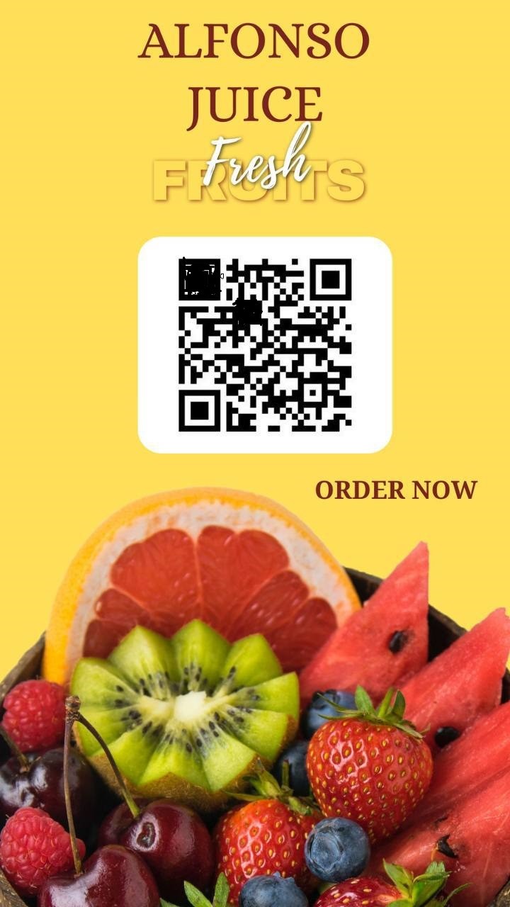 منصة Menu qrCode