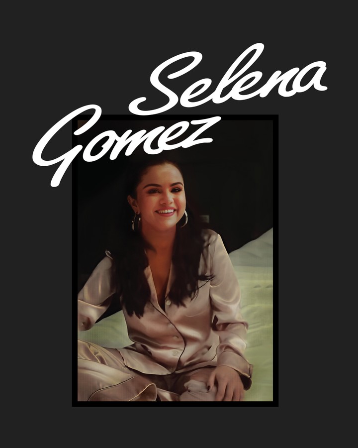 تصميم تيشرت selena gomez بدمج صورتين