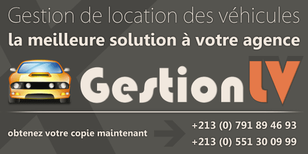 GestionLV 4.00.0 | Logiciel gestion de location de véhicules