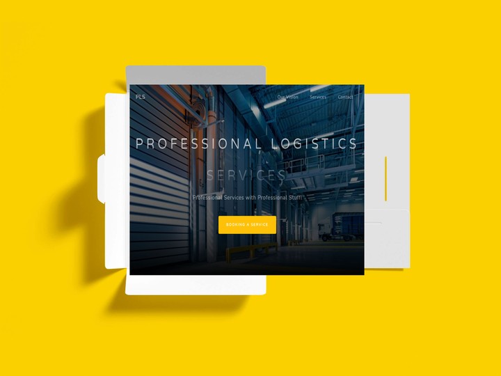 تصميم موقع خاص Logistics Services