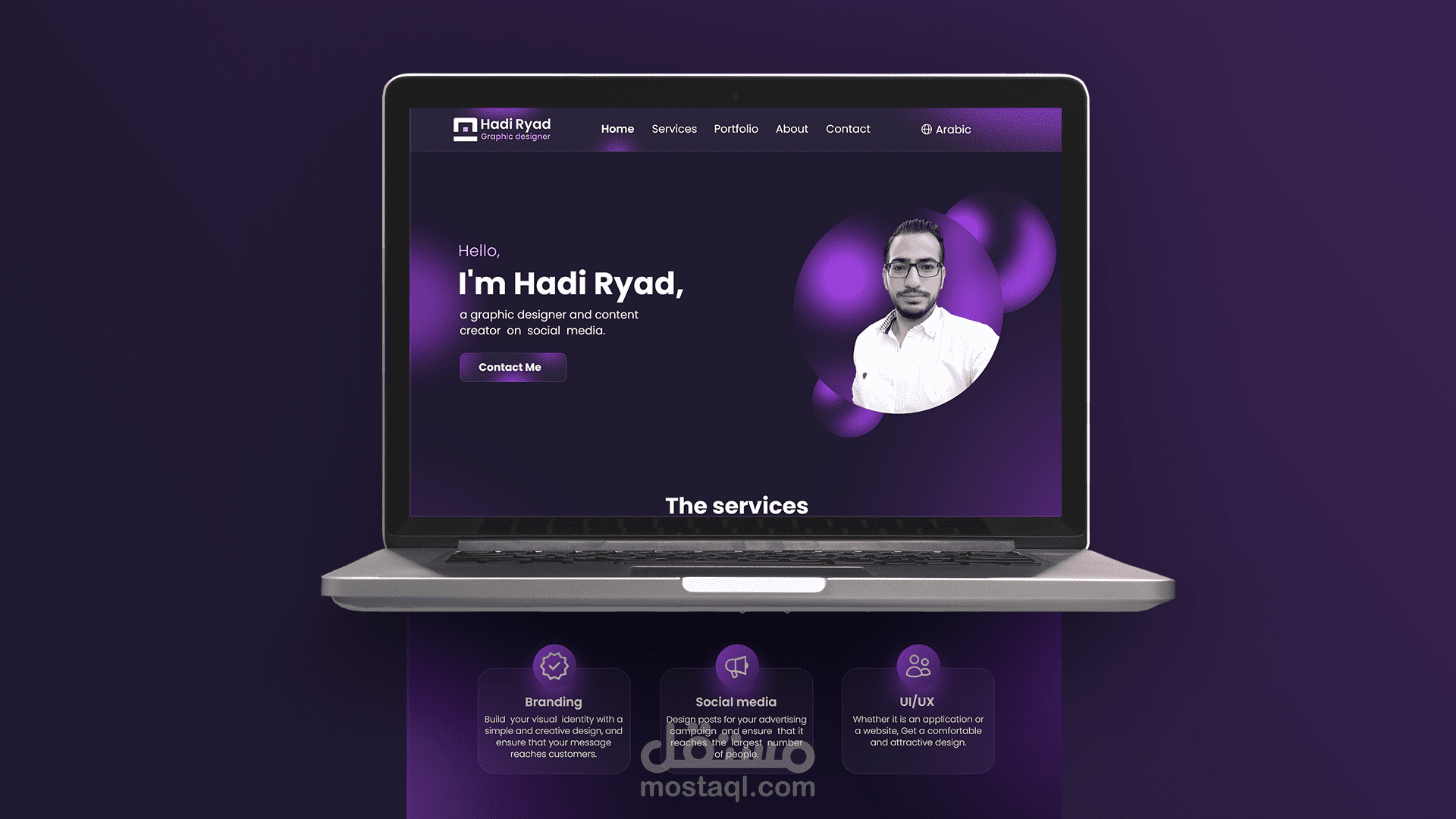 UI design - Personal website