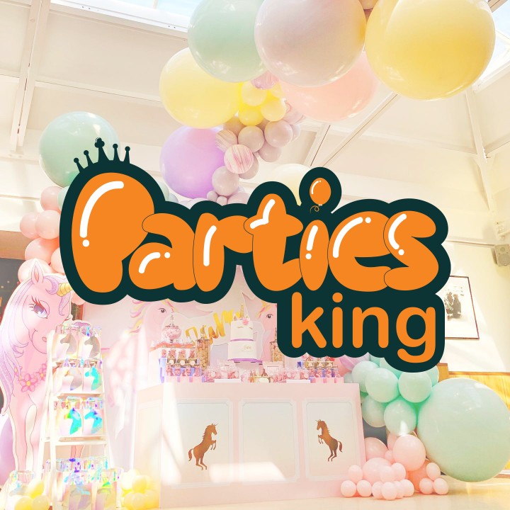 تصميم شعار وهوية Parties king