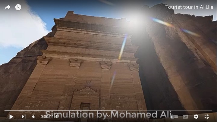 Tourist tour in Al Ula