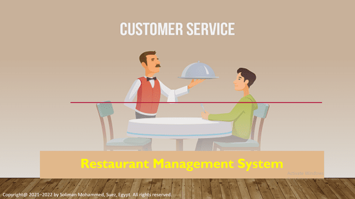 Café & Restaurant System (Power-point)