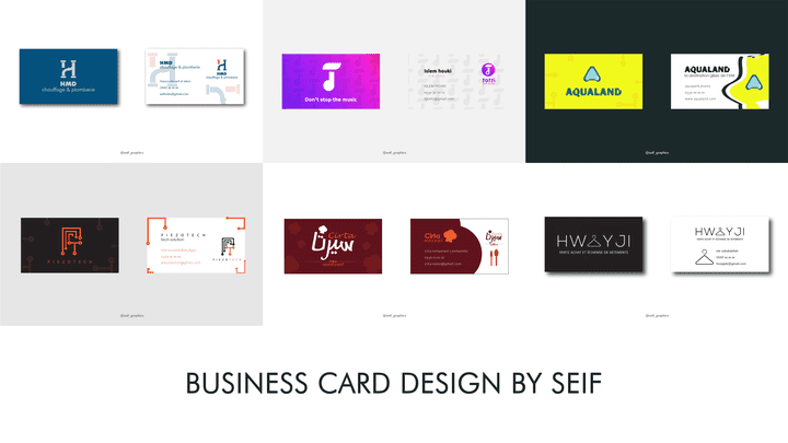 تصاميم الكروت الشخصية busniess card design