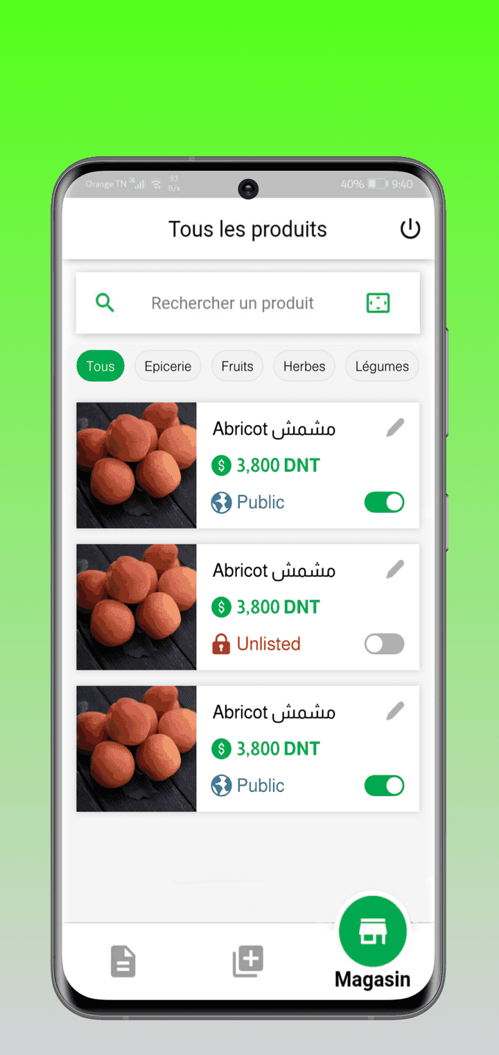 Grocerie Admin App