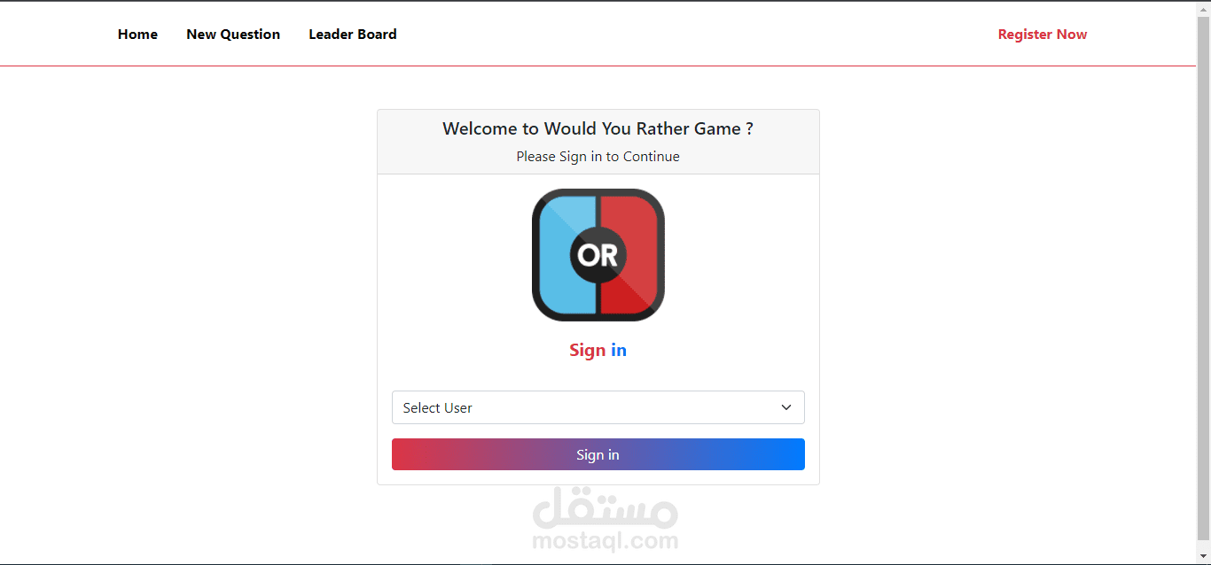 Would You Rather App