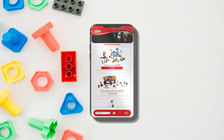 LEGO UI/UX DESIGN