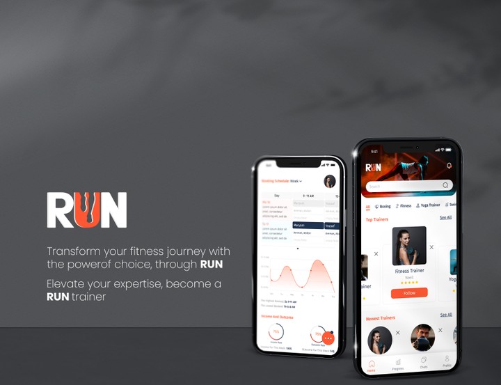 RUN app / Training app UI/UX