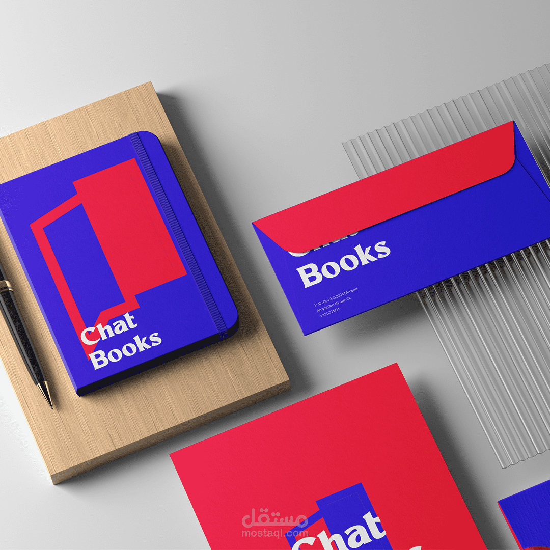 Chat books logo design