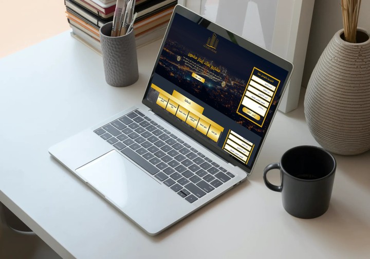 Golden home landing page Real Estate