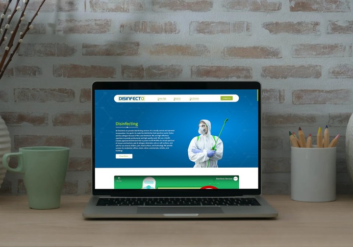 website for DISINFECTO company