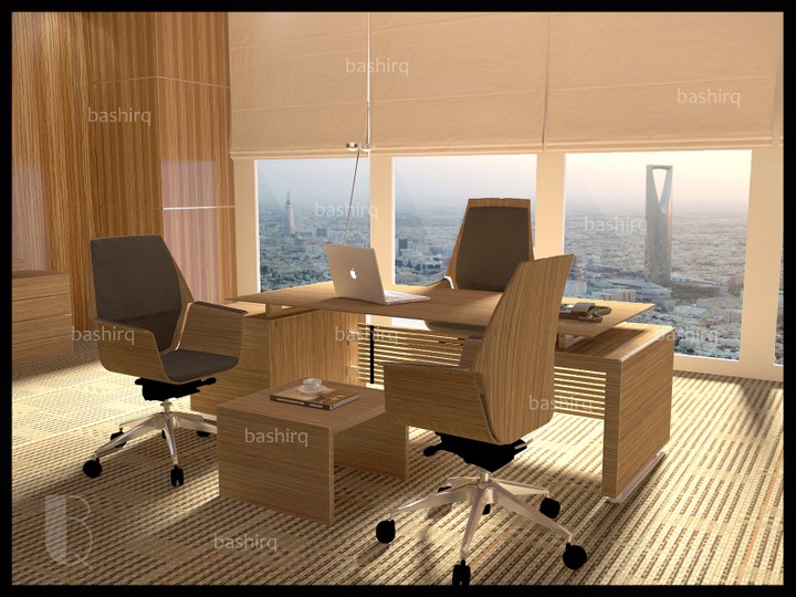 تصميم ديكور مكتب CEO